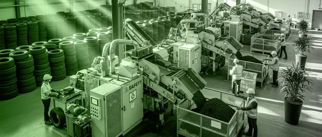 Scrap tire recycling in Orange County, FL